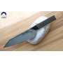 Kuchyňský nůž Tojiro Origami Black Santoku 165mm