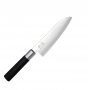 AKCE 1+1 Santoku nůž KAI Wasabi Black (6716S) 165mm + Plátkovací nůž KAI Wasabi Black Yanagiba 155mm