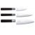 Sady kuchyňských nožů KAI Wasabi Black 67S-310, 3 ks (100mm,150mm,165mm)