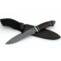 Nůž VORSMA MEDVĚD Damašek Wenge Černá habr 20,5 cm