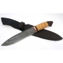 Nůž VORSMA MEDVĚD Damašek Březová kůra  20,5 cm