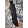 Outdoorový nůž VORSMA BODÁK, Damašek, laminovaný, černý habr, losí parohy, 115 mm