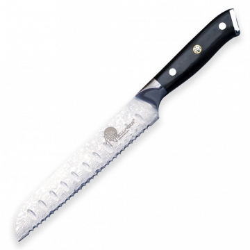 Nůž na chléb a pečivo Dellinger Samurai Professional Damascus VG-10 195mm