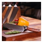 Japonský univerzální nůž SANTOKU / Chef Dellinger Rose-Wood Damascus, 175mm