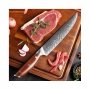 Japonský plátkovací nůž Dellinger Rose-Wood Damascus 210mm