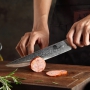 Japonský plátkovací nůž Dellinger Rose-Wood Damascus, 210mm