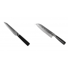 Kuchyňský univerzální nůž Seburo SARADA Damascus 120mm + Santoku...