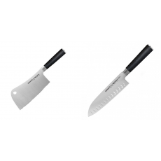 AKCE 1+1 Kuchařský nůž-sekáček Samura Mo-V (SM-0040), 180mm +...