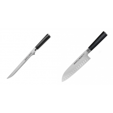 Filetovací nůž Samura Mo-V (SM-0048), 218 mm + Santoku nůž Samura Mo-V (SM-0094), 180mm