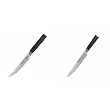 Steakový nůž Samura Mo-V (SM-0031), 120mm + Filetovací nůž Samura MO-V (SM-0045), 230mm