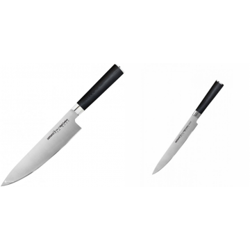 Šéfkuchařský nůž Samura MO-V (SM-0085), 200mm + Filetovací nůž Samura MO-V (SM-0045), 230mm