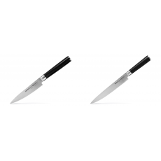 Univerzální nůž Samura Mo-V (SM-0021), 125mm + Filetovací nůž...