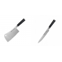 AKCE 1+1 Kuchařský nůž-sekáček Samura Mo-V (SM-0040), 180mm + Filetovací nůž Samura MO-V (SM-0045), 230mm