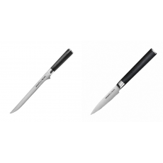Filetovací nůž Samura Mo-V (SM-0048), 218 mm + Nůž na ovoce a...