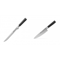 Filetovací nůž Samura Mo-V (SM-0048), 218 mm + Šéfkuchařský nůž...