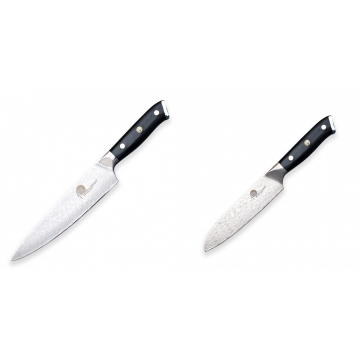Nůž šéfkuchaře Dellinger Samurai Professional Damascus VG-10, 200mm + Univerzální malý nůž Dellinger Samurai Professional Damascus VG-10, 130mm