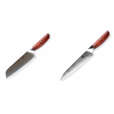 Japonský univerzální nůž SANTOKU / Chef Dellinger Rose-Wood...