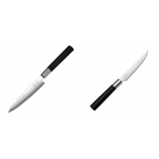 Plátkovací nůž KAI Wasabi Black Yanagiba, 155mm + Steakový nůž...