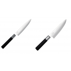 Univerzální nůž KAI Wasabi Black (6715U), 150 mm + Malý...
