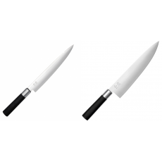 Plátkovací nůž KAI Wasabi Black, 230 mm + Wasabi Black Nůž...