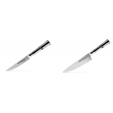 Steakový nůž Samura Bamboo (SBA-0031), 110 mm + Šéfkuchařský nůž...