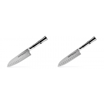 Santoku nůž Samura Bamboo (SBA-0094), 160 mm + Malý Santoku nůž Samura Bamboo (SBA-0093), 137 mm