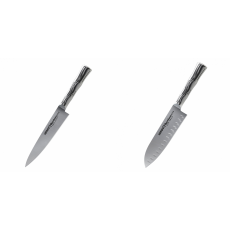 Univerzální nůž Samura Bamboo (SBA-0021), 125 mm + Malý Santoku...