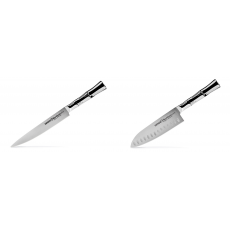 Filetovací nůž Samura Bamboo (SBA-0045), 200 mm + Santoku nůž...