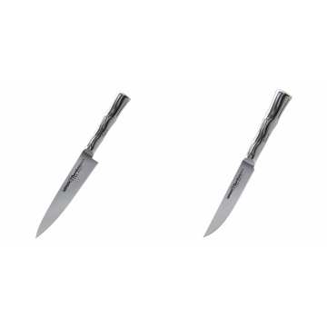 Univerzální nůž Samura Bamboo (SBA-0021), 125 mm + Steakový nůž Samura Bamboo (SBA-0031), 110 mm