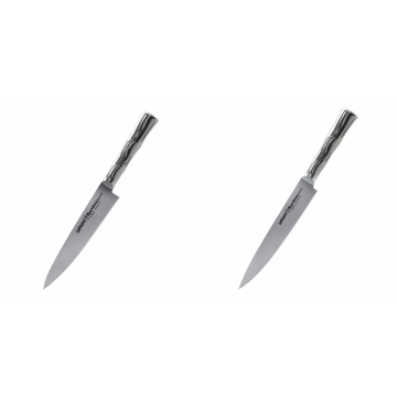 Univerzální nůž Samura Bamboo (SBA-0021), 125 mm + Filetovací nůž Samura Bamboo (SBA-0045), 200 mm