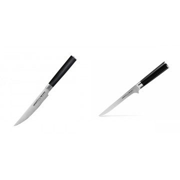Steakový nůž Samura Mo-V (SM-0031), 120mm + Vykosťovací nůž Samura MO-V (SM-0063), 150mm