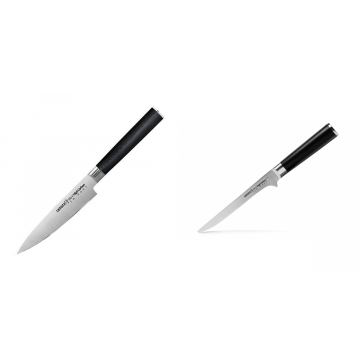 Univerzální nůž Samura Mo-V (SM-0021), 125mm + Vykosťovací nůž Samura MO-V (SM-0063), 150mm