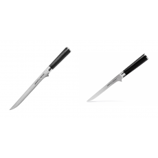 Filetovací nůž Samura Mo-V (SM-0048), 218 mm + Vykosťovací nůž Samura MO-V (SM-0063), 150mm
