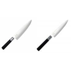 Wasabi Black Nůž šéfkuchaře KAI 200mm + Univerzální nůž KAI...