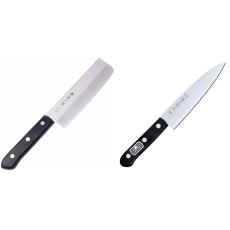Japonský Nakiri nůž Tojiro Western 165mm + Japonský univerzální nůž Tojiro Western (F-313), 135 mm