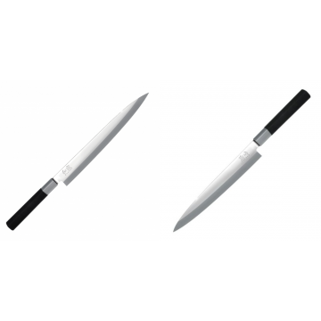 Plátkovací nůž KAI Wasabi Black Yanagiba, 240 mm + Plátkovací nůž KAI Wasabi Black Yanagiba, 210mm