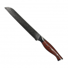 Nůž na pečivo Seburo HAZAKURA Damascus 200mm