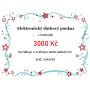 Elektronický dárkový poukaz v hodnotě 3000 Kč
