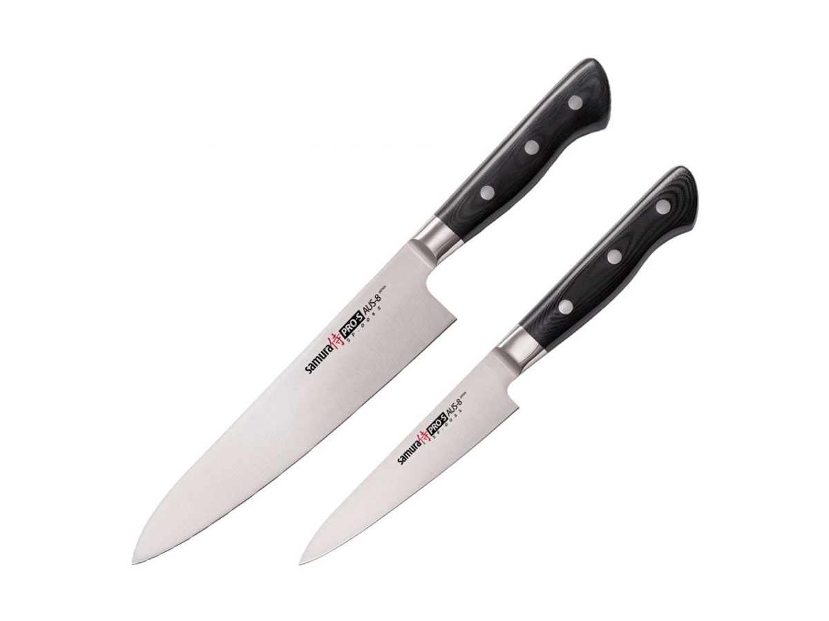 Sada kuchyňských nožů Samura PRO-S, (SP-0210), 115mm, 200mm