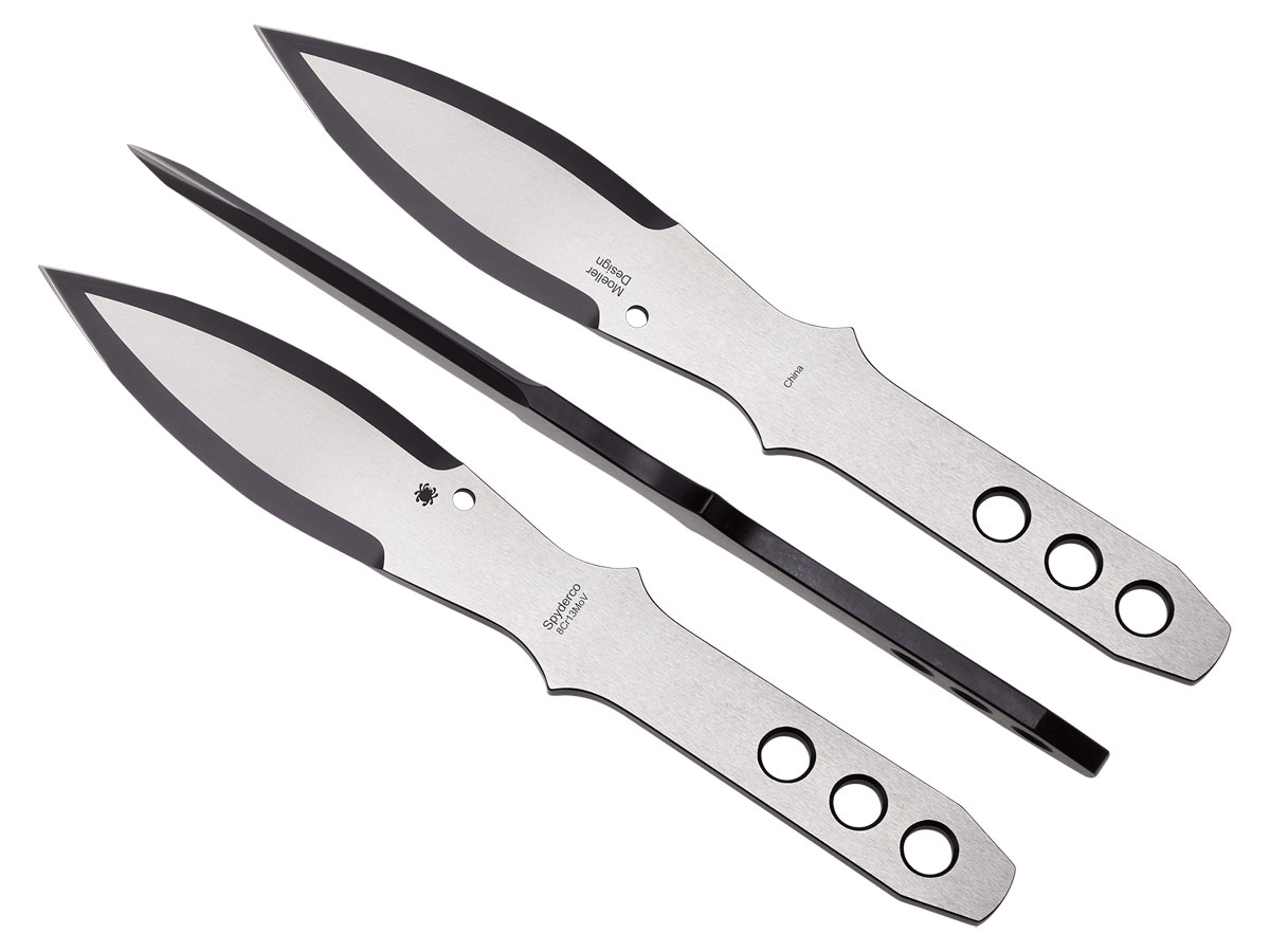 Sada vrhacích nožů Spyderco Spyderthrower Large (TK01LG) 168mm 3ks