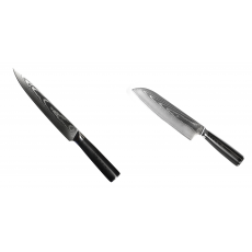 Filetovací nůž Seburo SARADA Damascus 200mm + Santoku nůž Seburo...