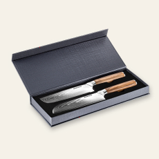Sada kuchyňských nožů Seburo HOKORI Damascus Elite 2ks (Nakiri...