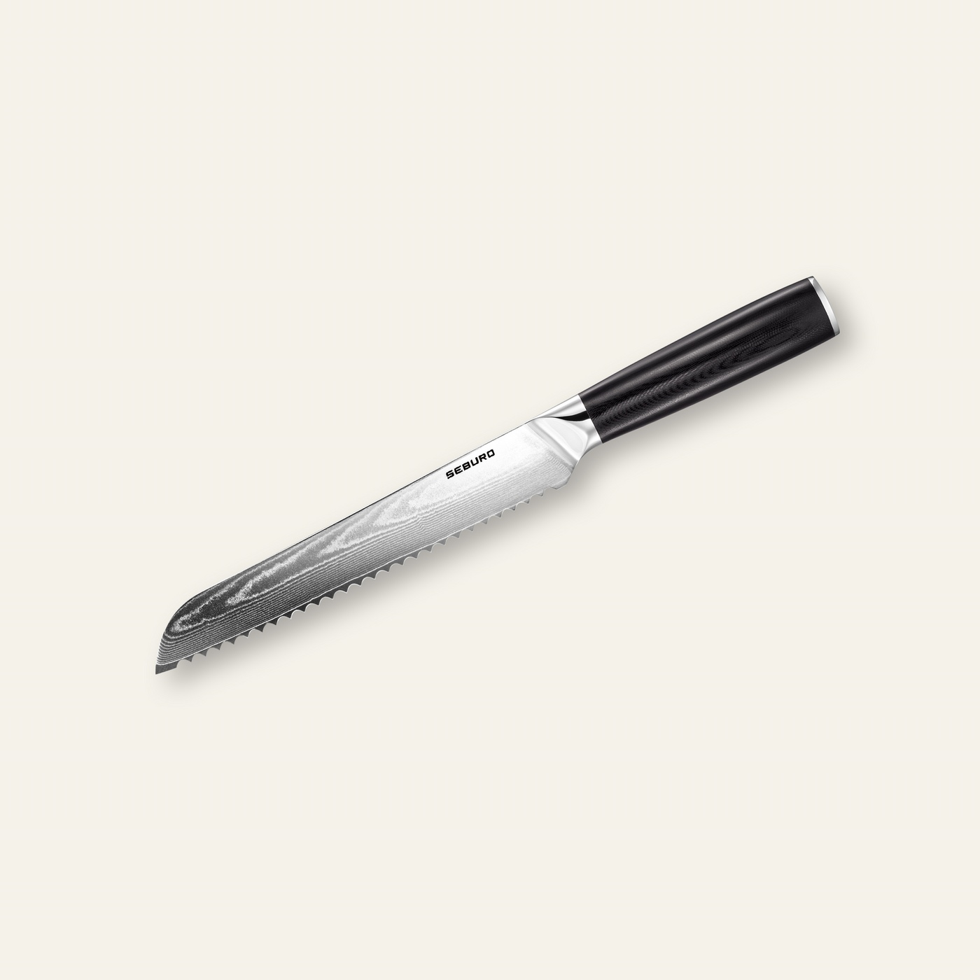 Nůž na pečivo Seburo SARADA Premium Damascus 195mm