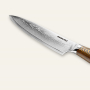 AKCE 1+1 Kiritsuke (mistr-šéf, santoku) nůž Seburo SUBAJA Damascus 180mm + Šéfkuchařský nůž Seburo SUBAJA Damascus 200mm