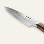 AKCE 1+1 Honesuki (vykosťovací, univerzální) nůž Seburo SUBAJA Damascus 130mm + Šéfkuchařský nůž Seburo SUBAJA Damascus 150mm
