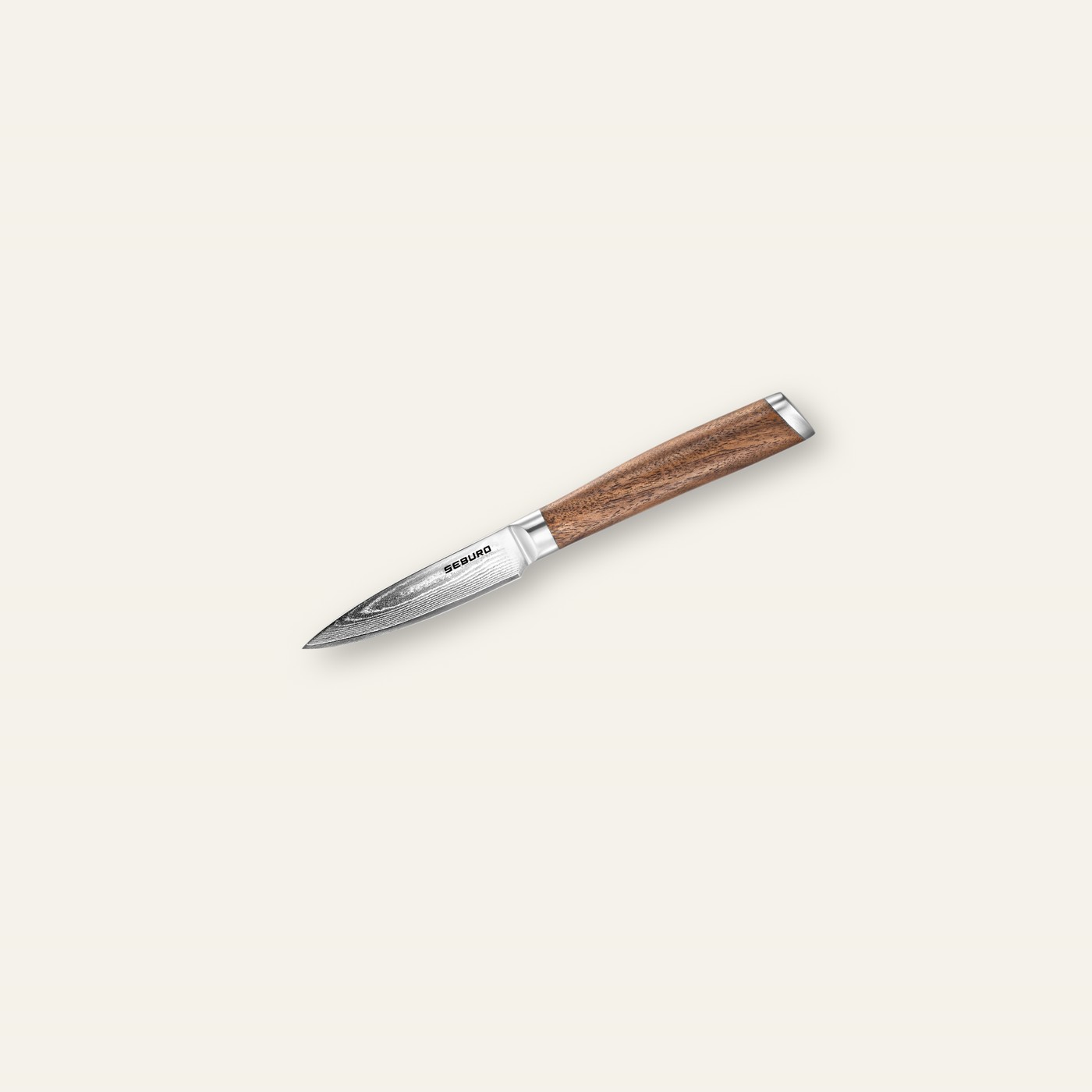 Nůž na ovoce a zeleninu Seburo HOGANI Deluxe Damascus 85mm