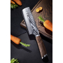 Sada kuchyňských nožů Seburo HOGANI Damascus 2ks (Nakiri nůž 170mm, Santoku nůž 175mm)