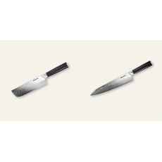 Nakiri nůž Seburo SARADA Damascus 170mm + Šéfkuchařský nůž...