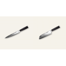 AKCE 1+1 Plátkovací nůž Seburo SARADA Damascus 200mm + Santoku...