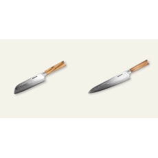 AKCE 1+1 Santoku nůž Seburo HOKORI Damascus 175mm + Šéfkuchařský...